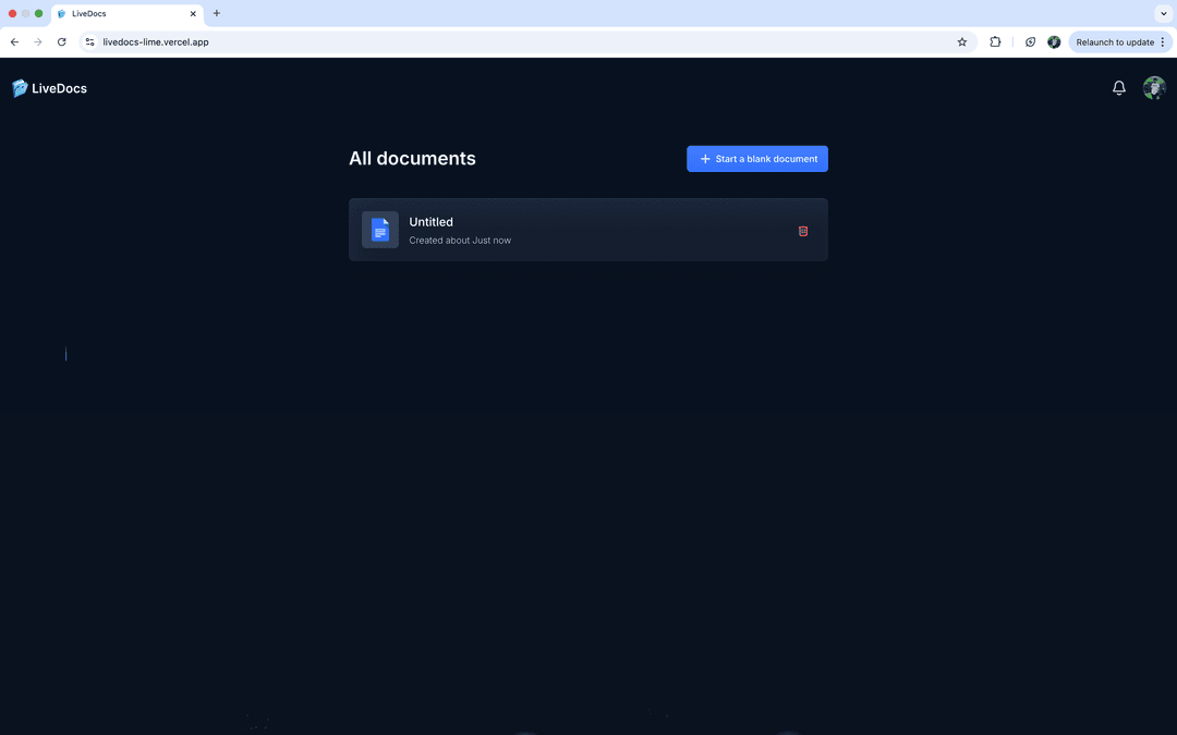 LiveDocs : Text Editor Center Image